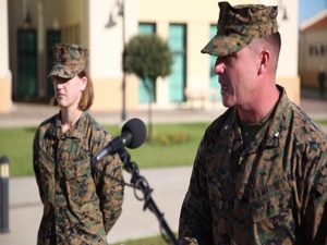 U.S. Marines in Italy Celebrate 240th Marine Corps Birthday