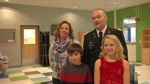 Lt. Col. Doug Thomas and Family - Brussels Holiday Greeting