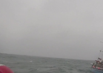 Coast Guard Station Cape Disappointment Tows Sailing Vessel Across Columbia River Bar