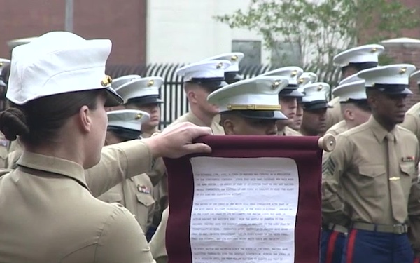 Marine Forces Reserve Cake Cutting Ceremony