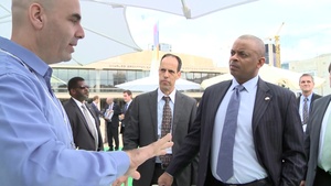 Secretary of Transportation Anthony Foxx surveys Israeli innovation in Tel Aviv