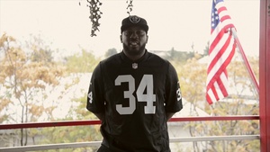 Dwight Daniels - Oakland Raiders Shoutout from Kabul Afghanistan