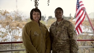 TSgt Kamisha Brown and SSG Denedra Hodge - Philadelphia Eagles Shoutout from Kabul, Afghanistan