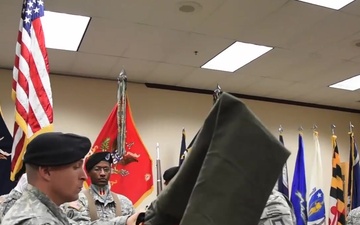 205th Infantry Brigade Casing of the Colors