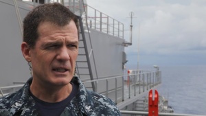 Capt. Paul D. Hugill, Commodore of Maritime Prepositioning Ships Squadron TWO, Talks About Exercise KOA MOANA 15-3. Part 2 of 2.