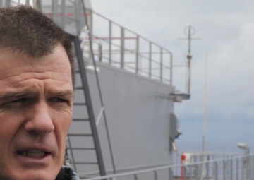 Capt. Paul D. Hugill, Commodore of Maritime Prepositioning Ships Squadron TWO, Talks About Exercise KOA MOANA 15-3. Part 2 of 2.