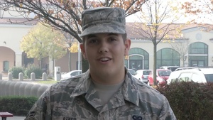 A1C Baker Sends Holiday Greeting