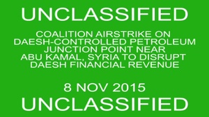 Kamal Syria Coalition Airstrike Petroleum Junction Point