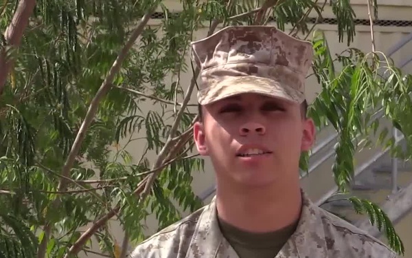 Lance Cpl. Israel Aragon