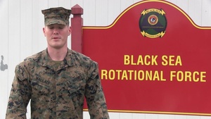 Happy Thanksgiving from Romania!: Lance Cpl. John Wallace gives a shout-out to Urbana, OH.