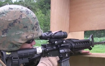 Partner Nations Conduct Rifle Range