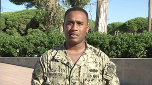 Petty Officer 2nd Class Bernard Washington