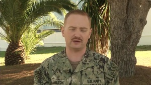Petty Officer 2nd Class Adam Hamilton
