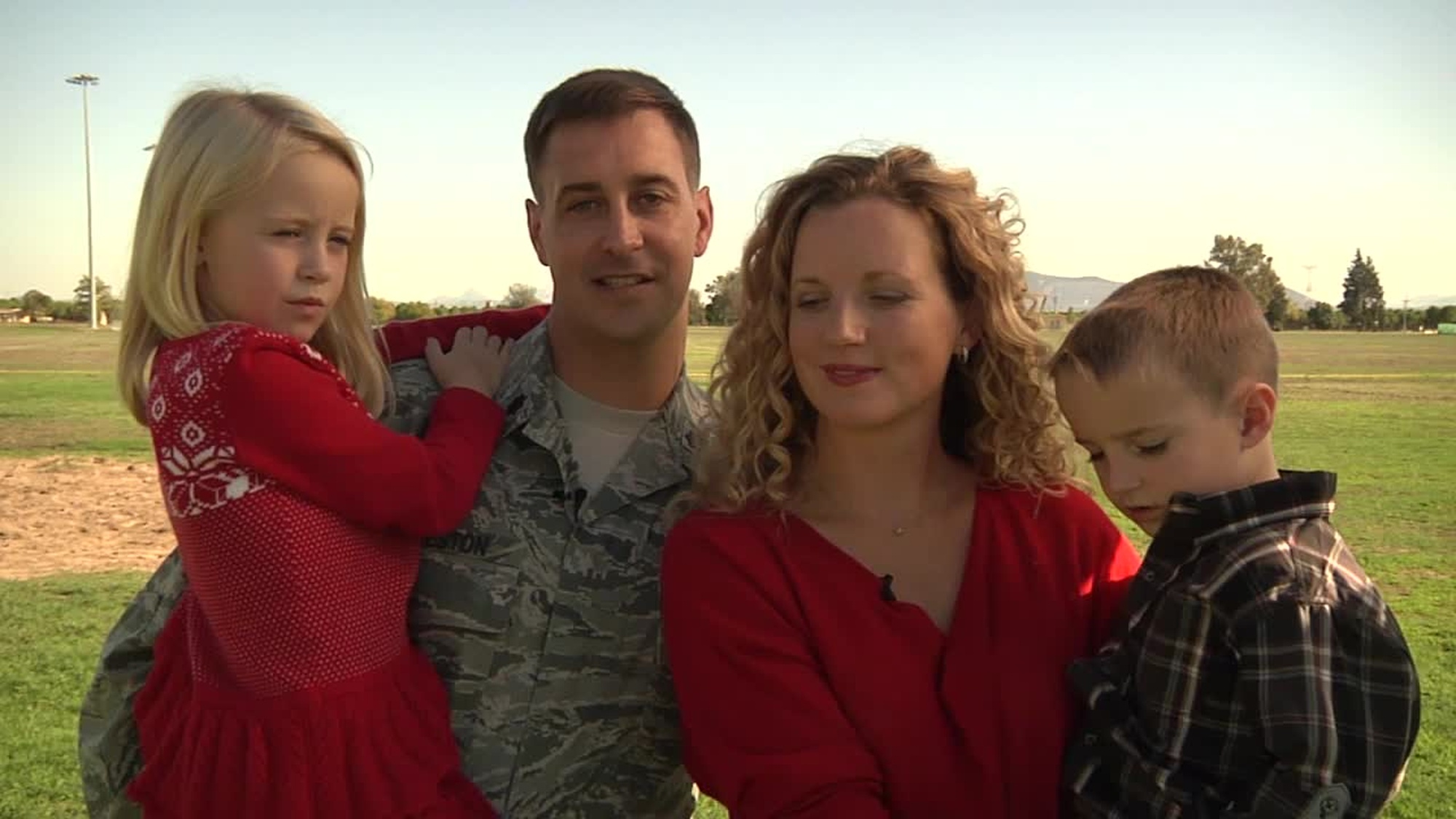 Lt. Col. Marshall Preston sends a greeting to Lewes, Delaware from Moron, Spain for Holiday Season 2015.