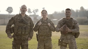 New England Patriots Shoutout from Camp Resolute Support in Kabul, Afghanistan