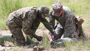 U.S. Marines, Ugandan Soldiers Conduct Demolition Familiarization Range