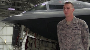 Enlisted Crew Chiefs of the Year Fly in the B-2 Stealth Bomber