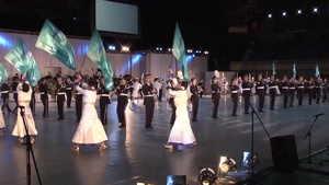 U.S. 7th Fleet Band performs at 2015 Japan Self Defense Force Marching Festival