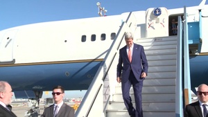 Secretary of State Kerry arrives in Israel