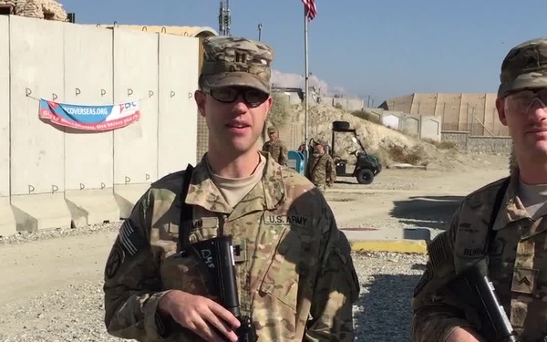 Thanksgiving Greetings from 10th Mountain Soldiers