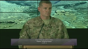Commander, U.S. Forces-Afghanistan Briefs Reporters