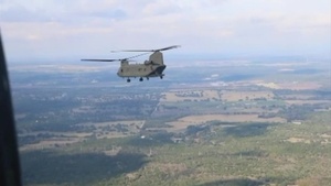 40th CAB Soldiers Launch Multi-Ship Flight