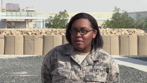 Senior Airman Raven Evans