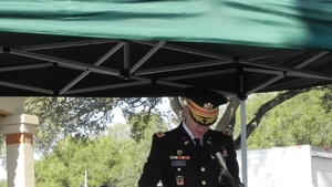 Fort Hunter Liggett Commander at Paso Robles Veterans Day Ceremony
