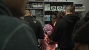 B-Roll of MCAS Iwakuni residents shopping on Black Friday