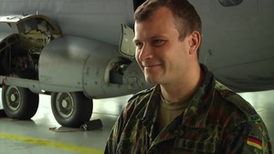 C-27 Aircraft Interview with German Maj. Daniel Labusch