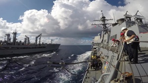 USS Lassen (DDG 82) Participates in an Underway Replenishment