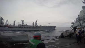 USS Lassen (DDG 82) Participates in an Underway Replenishment