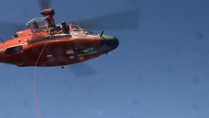 Coast Guard Auxiliary Hoist Training