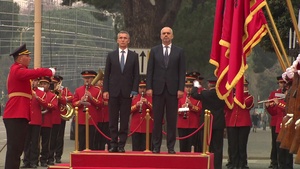 Arrival Ceremony for NATO  Secretary General Jens Stoltenberg