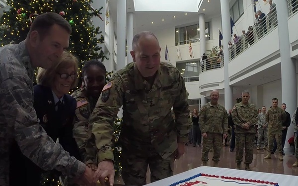 379th National Guard Birthday Cake Cutting