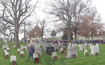 Arlington National Cemetery: Wreaths Across America 2015