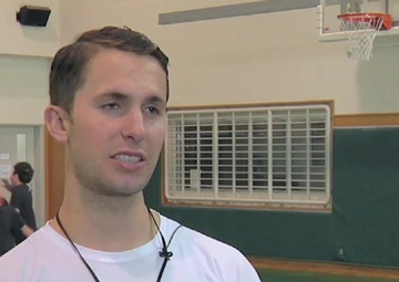 All Hands Update: Yokosuka Middle School Students Train with NBA Shooting Coach