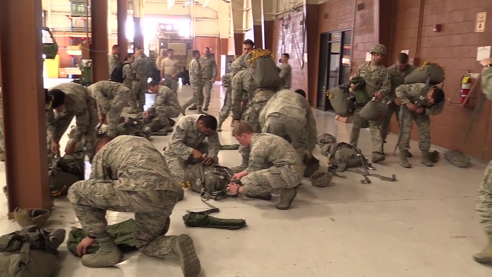 DVIDS Video C17 Static Line Jumps