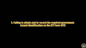 ATF's Top 10 Rules of Gun Sales