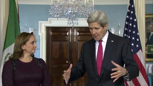 Secretary of State John Kerry Meets Secretary of Foreign Affairs of Mexico