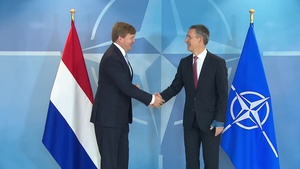 Visit to NATO by His Majesty the King of the Netherlands - Arrival