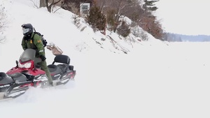 USCBP Border Patrol Snowmobile Patrols, Wellesley Island Station