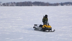 USCBP Border Patrol Snowmobile Patrols, Wellesley Island Station