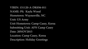 Pfc. Kayla Wood