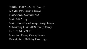 Pvt. Austin Dixon