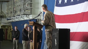 Secretary of Defense Ashton B. Carter Visits USS Kearsarge
