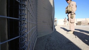 U.S. Marine Engineers Help Enhance Security at Camp Manion