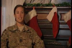 Staff Sgt. Selena Holleman Holiday Greeting