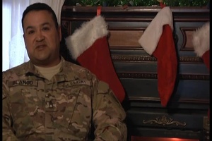 Sgt. 1st Class Adolfo Blanco Holiday Greeting