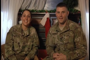 Capt. Cody Lucas and 1st Lt. Tiffany Lucas Holiday Greeting